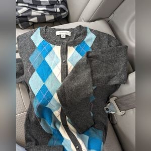 Blue and grey long sleeve Merona sweater size Xs